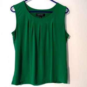 Kasper Green Shell Tank